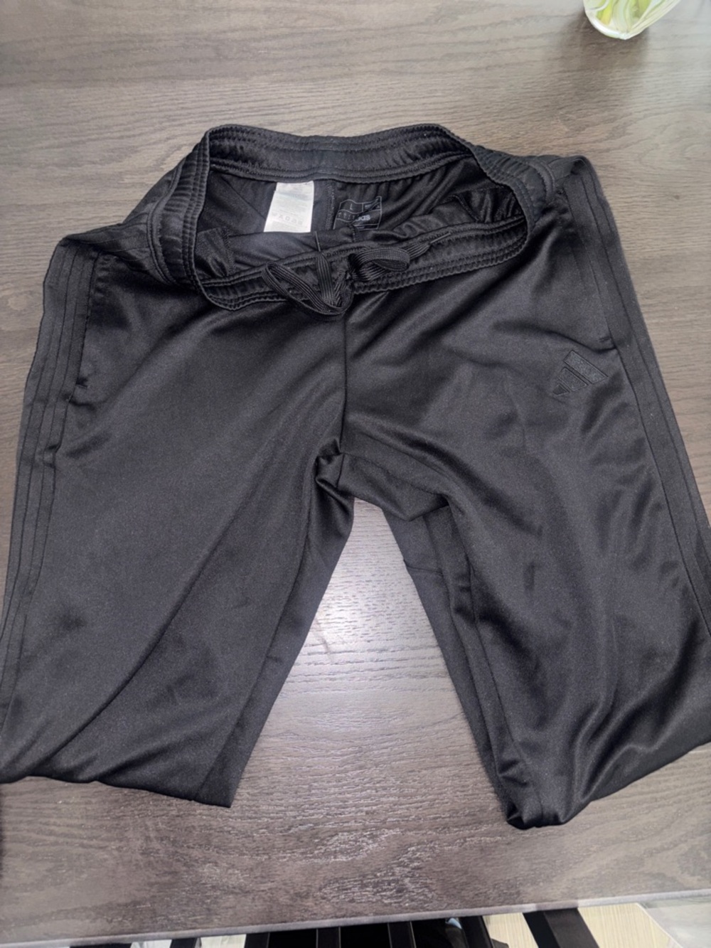 adidas Black Performance Shorts with Drawstring